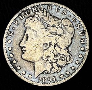 1894-O Morgan Silver Dollar Fine Details