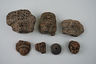Pre-Columbian~ Oaxaca~Zapotec Stone Figural Artifacts