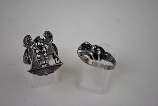 Vintage Sterling Silver Ring Collection