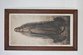 Saint Mary (the Blessed Virgin), as the Virgin Immaculate~ Engraving~ Ca. 1910