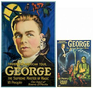 2 Grover G. George Magic Posters