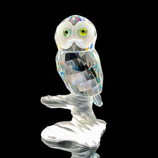 Swarovski Crystal Figurine, Owl On A Branch 119442