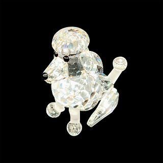 Swarovski Crystal Figurine, Poodle Sitting
