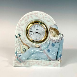 Pierrot Clock 1005778 - Lladro Porcelain