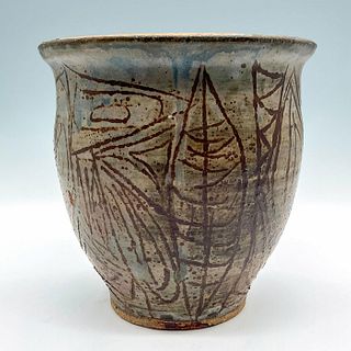 Vintage Handmade Stoneware Vase