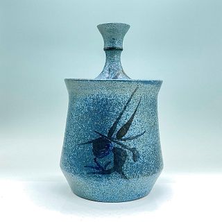 Huey Beckham (American, 1937-2002) Lidded Ceramic Jar