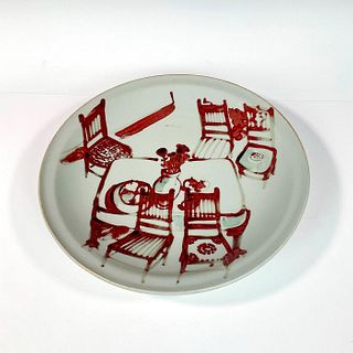 Artist Signed Porcelain Charger