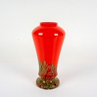 Kralik Ruckl Bohemian Spatter Glass Vase