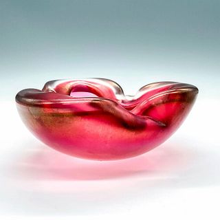 Murano Sommerso Art Glass Bowl