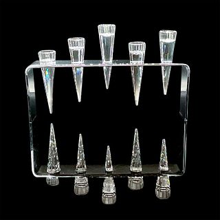 6pc Swarovski Selection Crystal Stalactite Candleholder