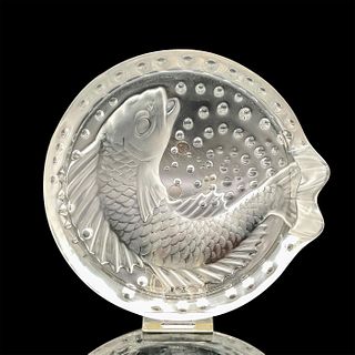 Lalique Glass Concarneau Fish Ashtray