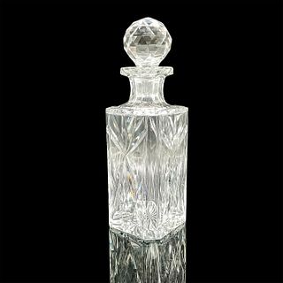 Vintage Glass Square Decanter with Stopper
