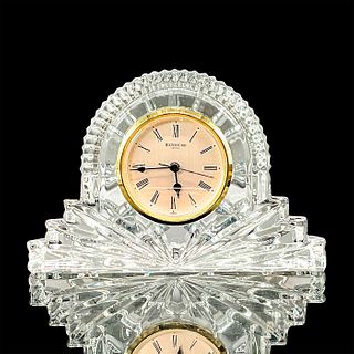Waterford Crystal Desk Clock, Wharton Pattern