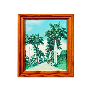 Framed Art Print on Canvas Panel, Landscape