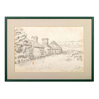 John Williams Anthony (American, 20th c.) Pencil Drawing