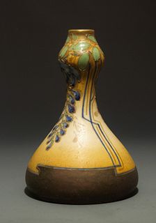 Paul Dachsel Vase w/ Alpine Flower Motif