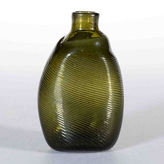 PATTERN-MOLDED HALF-POST PITKIN-TYPE FLASK