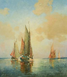 Franz Ambrasath, O/C, Dutch Fishing Boats