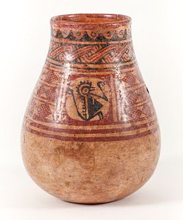 Pre-Columbian Mezzo-American redware Vase