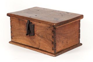 18th Century American Walnut Document Box 