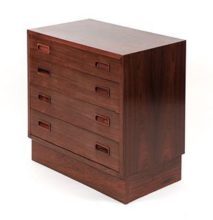 Poul Hundevad Danish Small Chest in Rosewood 