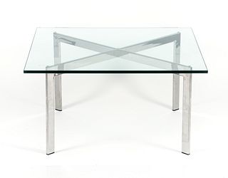 Mies Van Der Rohe Style Barcelona Cocktail Table 