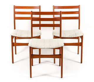3 Danish Furniture Industries Company Dining Chairs