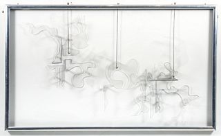 Robert Lepper plexiglas Abstract Wall Construction