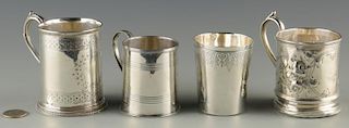 4 Cups inc. Coin, Sterling, French