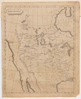 ARROWSMITH AND LEWIS MAP OF THE LOUISIANA TERRITORY