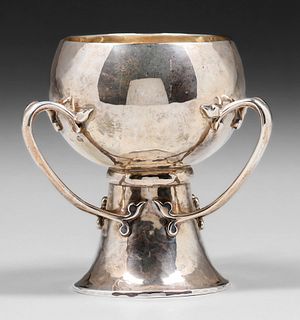 Goldsmith & Silversmiths Co Ltd - London Sterling Silver Three-Handled Vase 1900