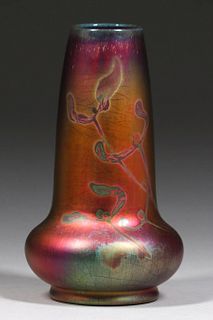 Jerome Massier Iridescent Vase c1900