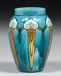 Mintons Leon Solon Art Nouveau Secessionist Vase c1905
