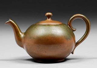 Clewell Copper-Clad Teapot c1910s