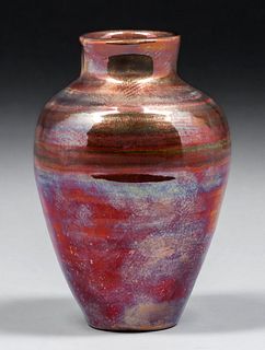 Pewabic Pottery Iridescent Vase c1930s