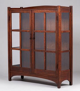 L&JG Stickley #728 Two-Door China Cabinet c1910s