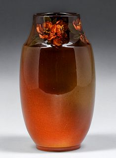 Rookwood Pottery Josephine Zettel Standard Glaze Daffodils Vase 1903