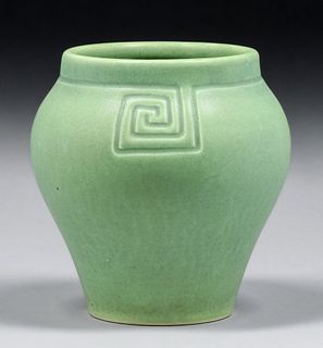 Rookwood Pottery #57D Matte Green Z-Line Vase 1902