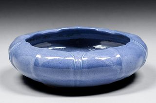 Blue Art Pottery Bowl c1920s