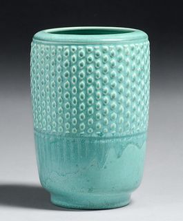 Rookwood Pottery #6674 Turquoise Blue Art Deco Vase 1937