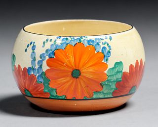 Clarice Cliff Art Deco "Bizarre" Floral Bowl c1930s