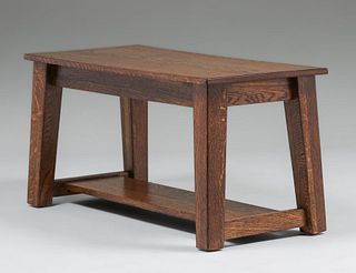 Arts & Crafts Oak Coffee Table c1910s