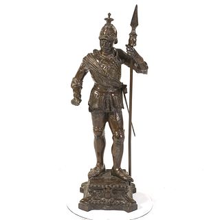 Large Bronze Spanish Colonial Knight
