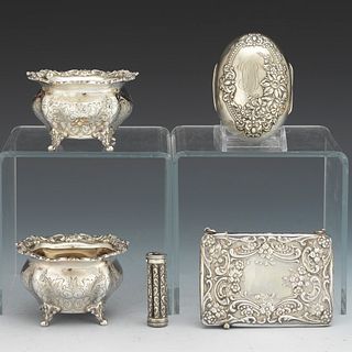 Five Victorian Sterling Silver Items