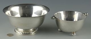 2 Sterling Silver bowls, incl. Jensen