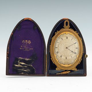 C. F. Hancock late 19th Century Travel Clock