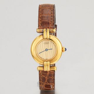Cartier Vermeil Must Colisee Ladies' Quartz Wristwatch