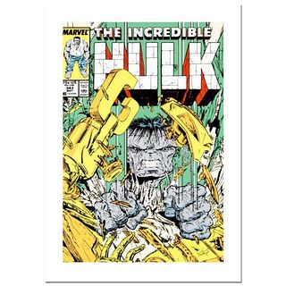 Stan Lee Signed, "The Incredible Hulk #343" Numbered Marvel Comics Limited Edition Canvas by Todd MacFarlane with Certificate of Authenticity.