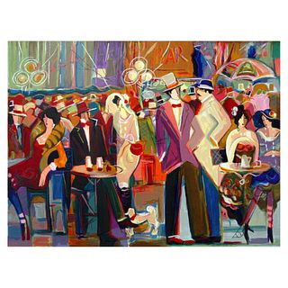 Isaac Maimon, "La Grande Barre" Limited Edition Serigraph, Numbered and Hand Signed with Letter of Authenticity.