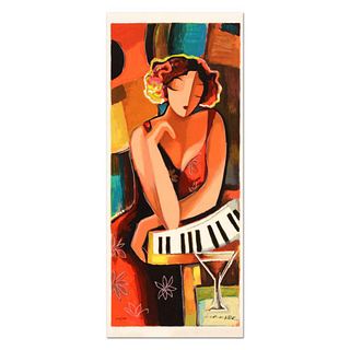 Michael Kerzner, "The Pianist" Limited Edition Serigraph, Numbered and Hand Signed with Certificate of Authenticity.